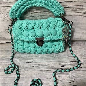 Crochet Mint Purse